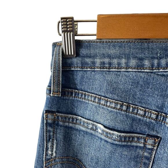 Levi's Wedgie Skinny Distressed Ripped Jeans Size 25 - Picture 7 of 7